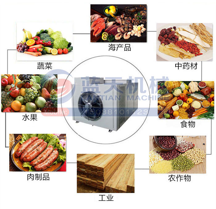 木材空氣能熱泵烘干機可烘干物料廣泛
