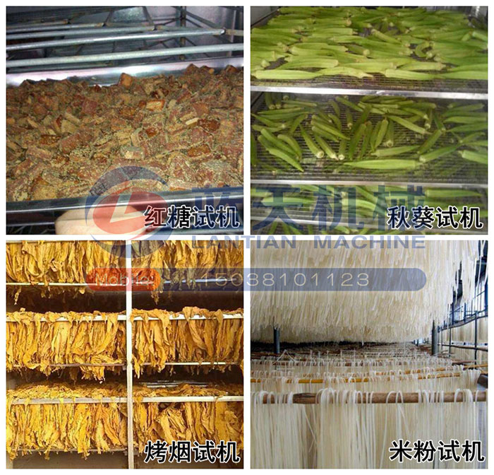 紅糖烘干機(jī)試機(jī)現(xiàn)場
